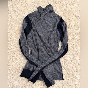 lululemon athletica Black and Gray Lululemon Bhakti Yoga Jacket